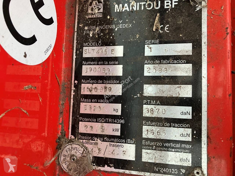 Teleskopický manipulátor Manitou SLT 415 E