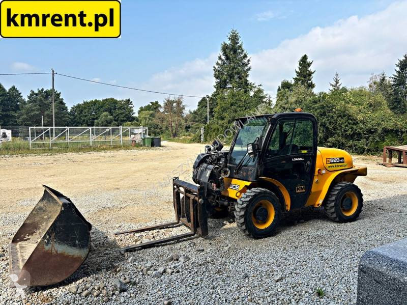 رافعة شوكية تلسكوبية JCB 520-40 4WS ŁADOWARKA...