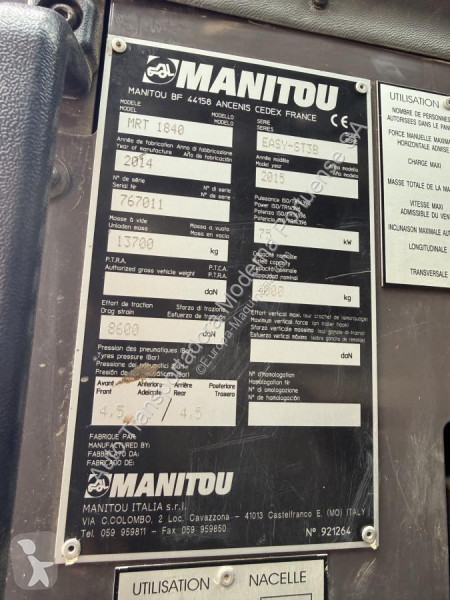Manitou  telescopic handler
