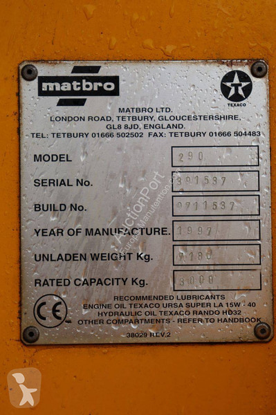 伸缩臂叉车 Matbro 290