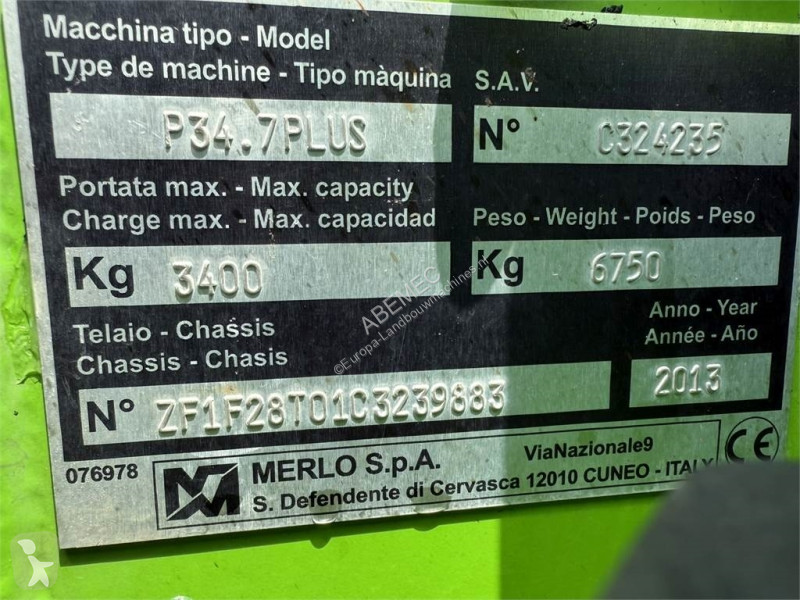 Verreiker Merlo 34.7 Verreiker