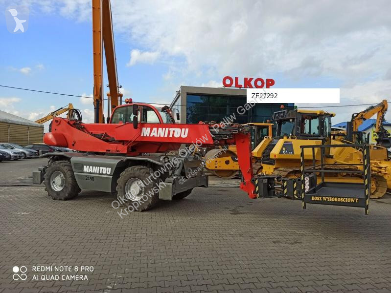 Încărcător telescopic Manitou MRT 2150 Znak CE