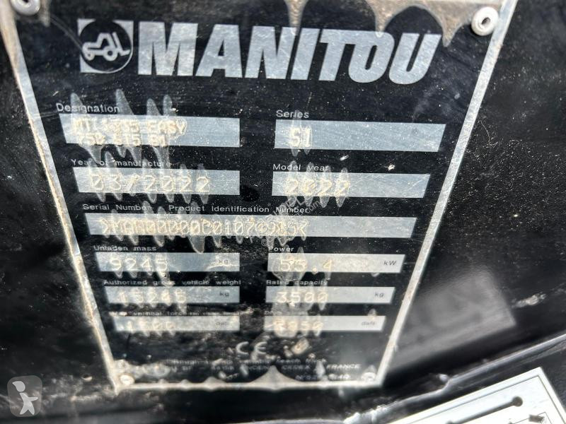 Teleskopický manipulátor Manitou  MT1335
