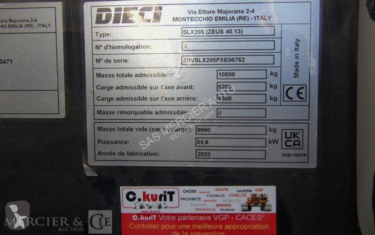 رافعة شوكية تلسكوبية Dieci