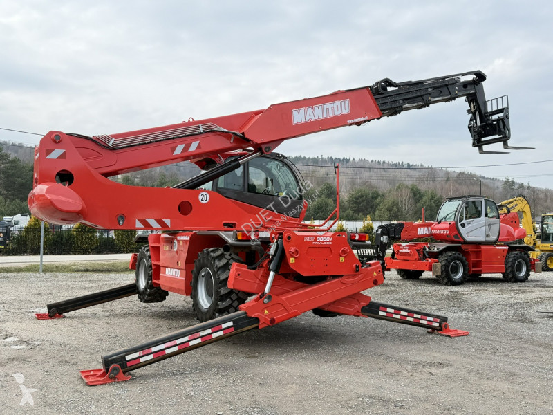رافعة شوكية تلسكوبية Manitou MRT 3050 + ROTO...