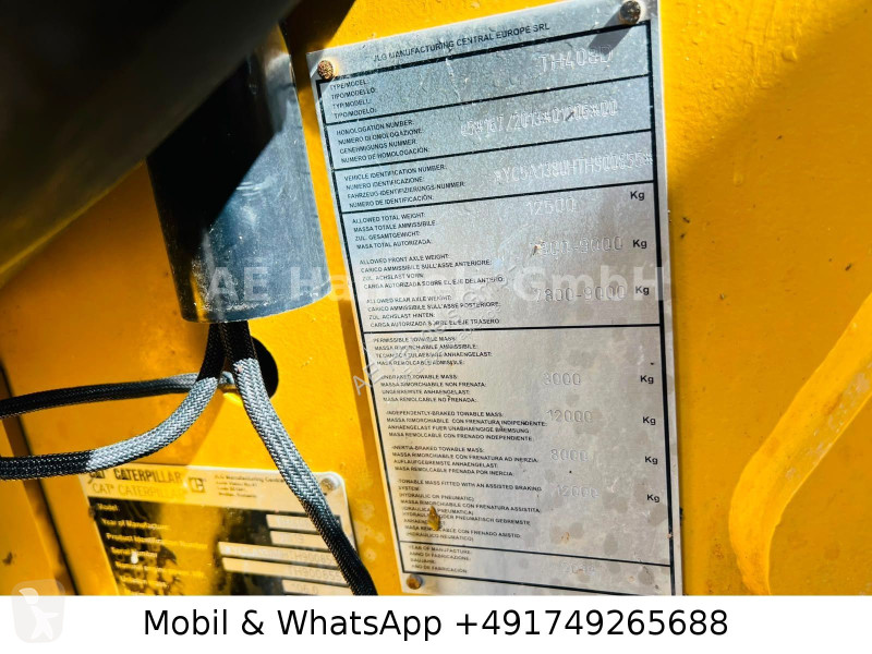 رافعة شوكية تلسكوبية Caterpillar TH408D...