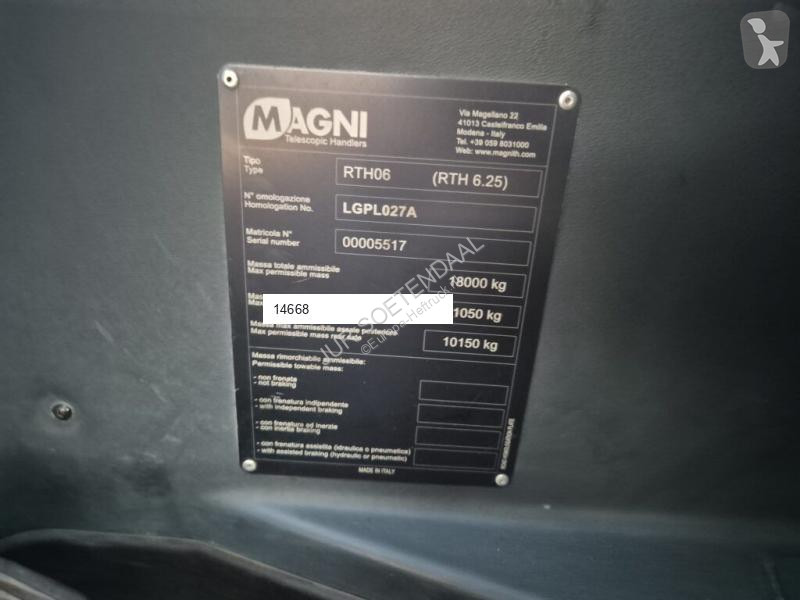 Magni RTH 6.25 - D/D telescopic handler