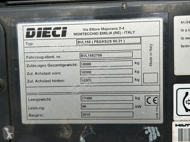 Teleskopický vozík Dieci 50.21 + Arbeitskorb...