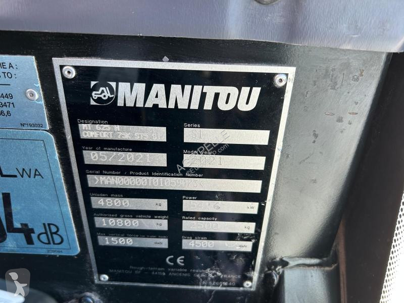 Verreiker Manitou  MT625