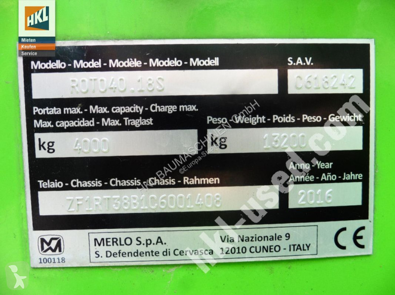 Încărcător telescopic Merlo 40.18 S