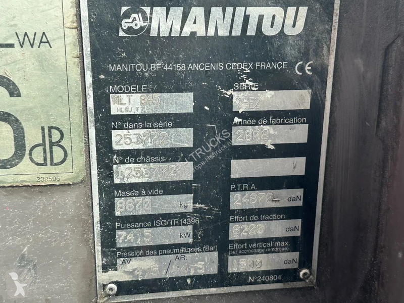 Teleskopický manipulátor Manitou MLT845 7401...