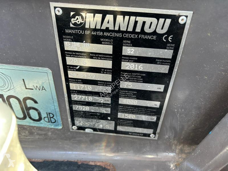Chariot télescopique Manitou
