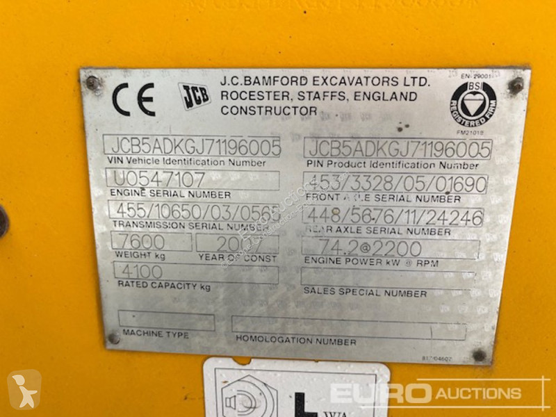 Chariot télescopique JCB 541-70 Agri