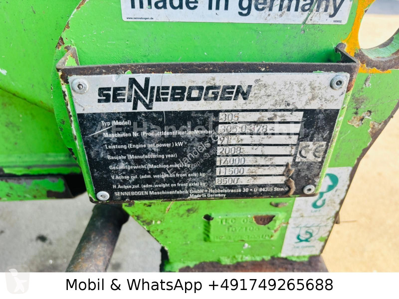 Телескопичен товарач Sennebogen Green Line 305...