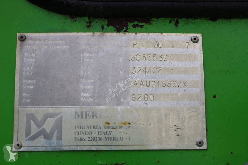 Carretilla telescópica Merlo P 30.7