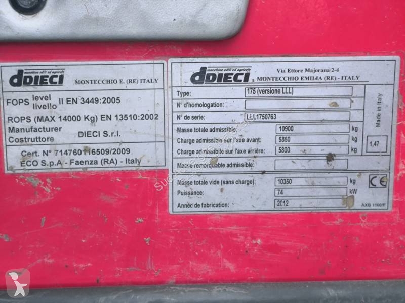 Телескопичен товарач Dieci 40.13
