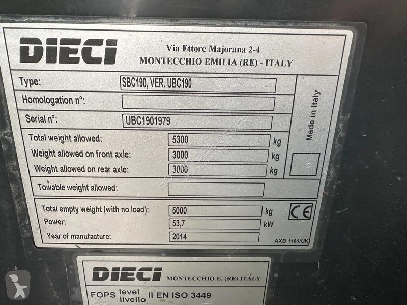Verreiker Dieci agro 25.6