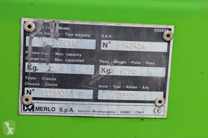 伸缩臂叉车 Merlo P27.7EVN