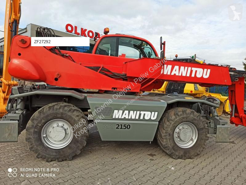 Încărcător telescopic Manitou MRT 2150 Znak CE