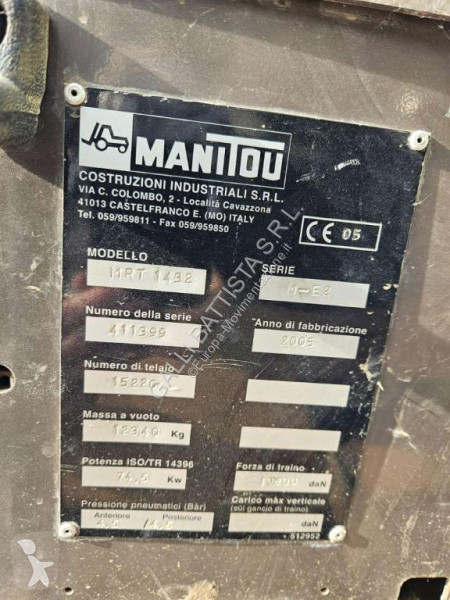 Teleskoplastare Manitou MRT1432