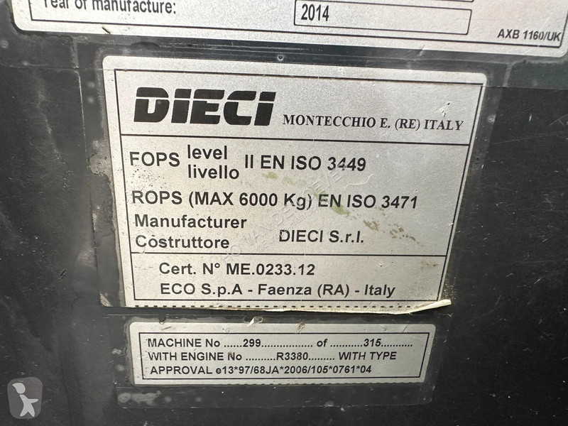 Verreiker Dieci agro 25.6
