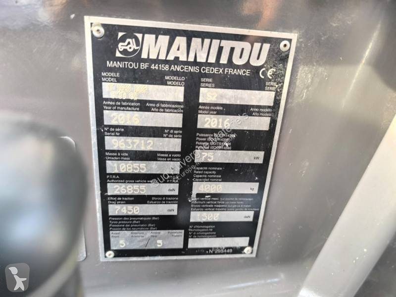 Carretilla telescópica Manitou