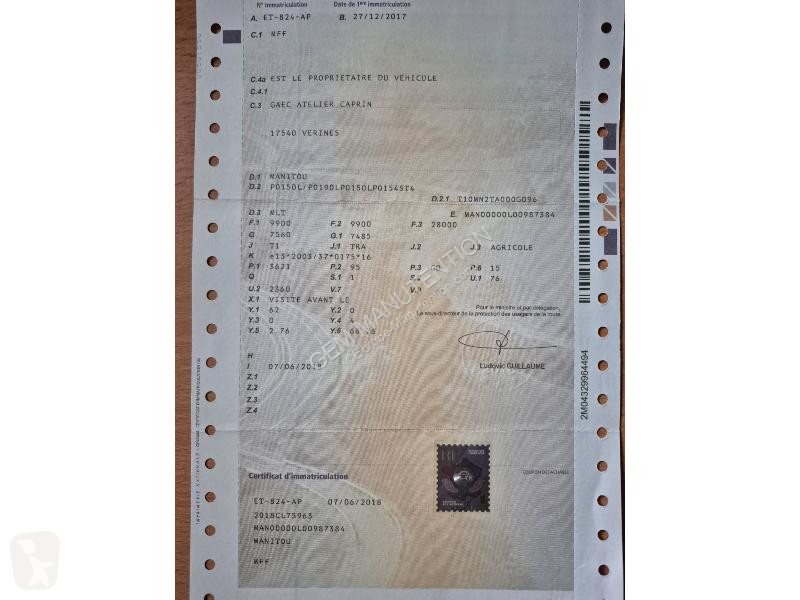 رافعة شوكية تلسكوبية Manitou MLT 635 130 PS D