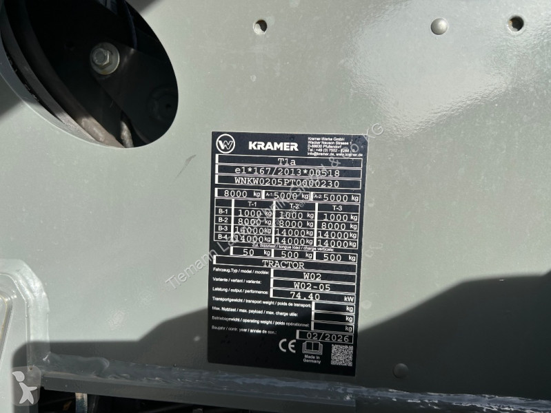 Teleskopický vozík Kramer  KL 37.8T