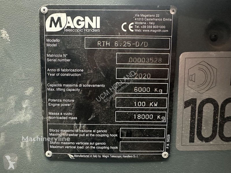 رافعة شوكية تلسكوبية Magni Magni RTH6.25