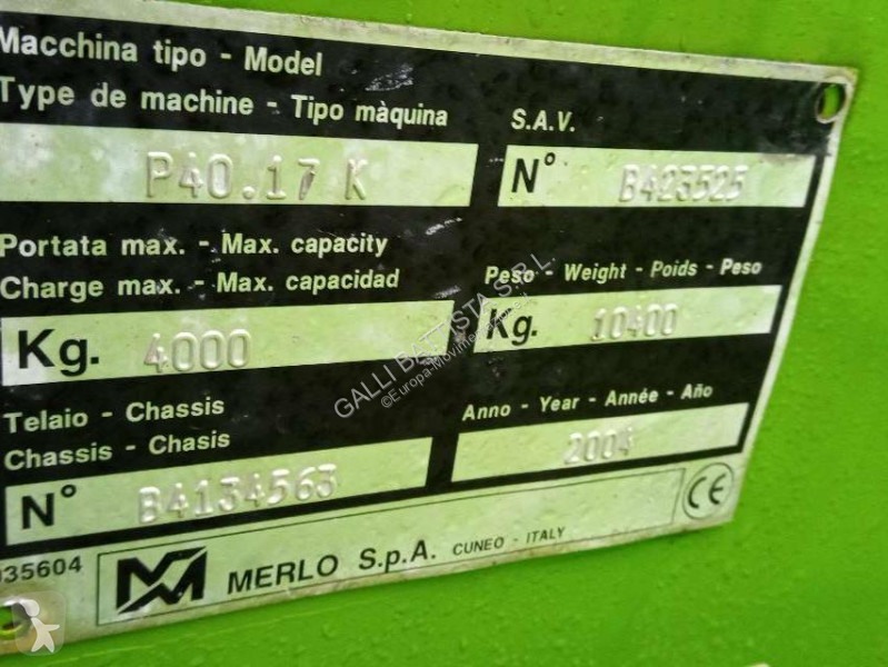 Teleskopický manipulátor Merlo P40.17K