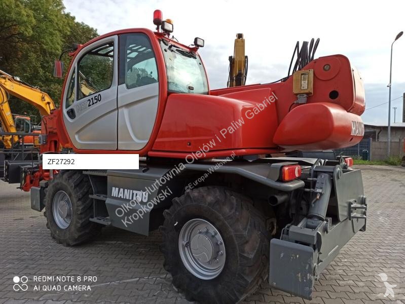 Încărcător telescopic Manitou MRT 2150 Znak CE