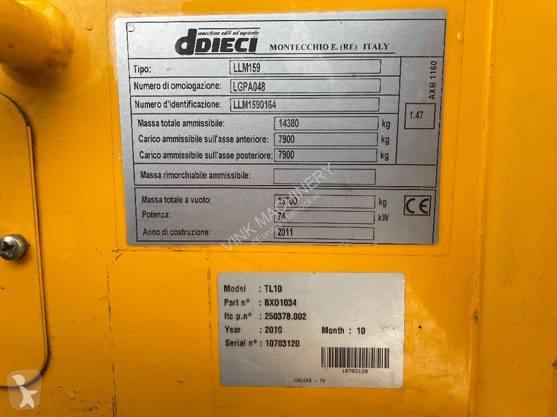 Încărcător telescopic Dieci 35.16