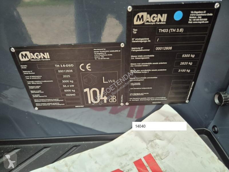 رافعة شوكية تلسكوبية Magni TH 3.6