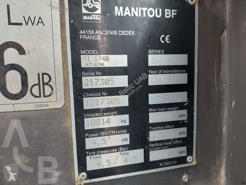 رافعة شوكية تلسكوبية Manitou Ultra