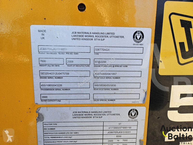 Chariot télescopique JCB Agri Xtra