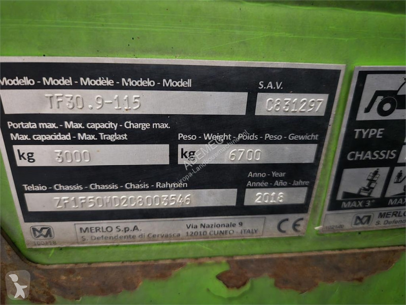 Verreiker Merlo TF 30.9-115