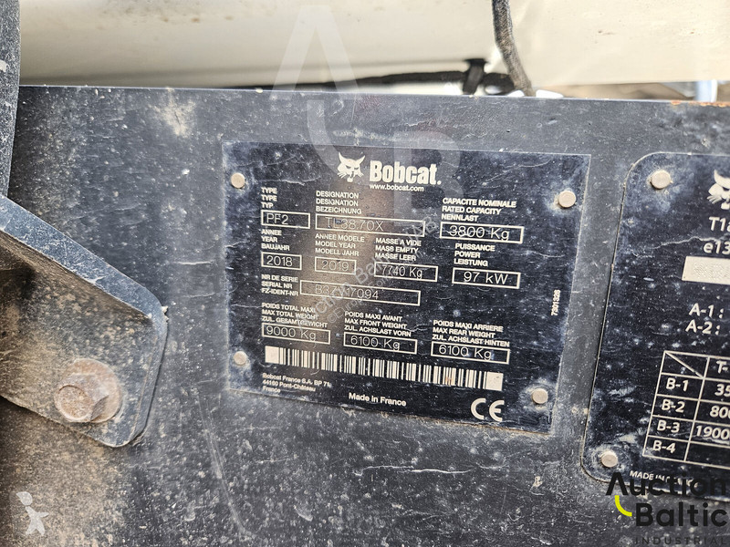Încărcător telescopic Bobcat TL38 70X