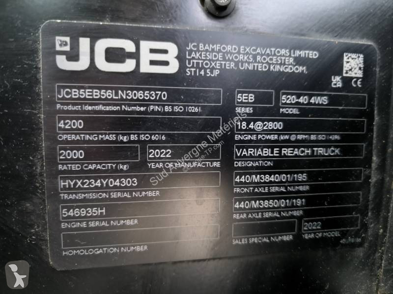 Chariot télescopique JCB 4WS