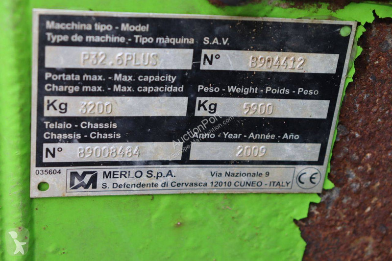 Chariot télescopique Merlo P32.6PLUS