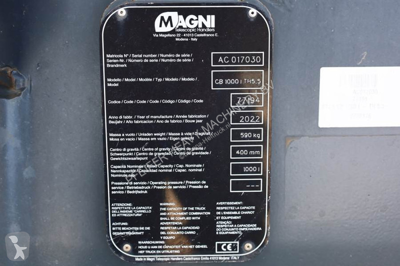 Încărcător telescopic Magni - 5,5.15-D7/D...