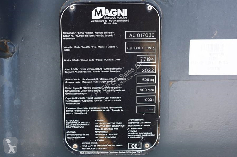 Încărcător telescopic Magni 5,5.15-D7/D Diesel,...