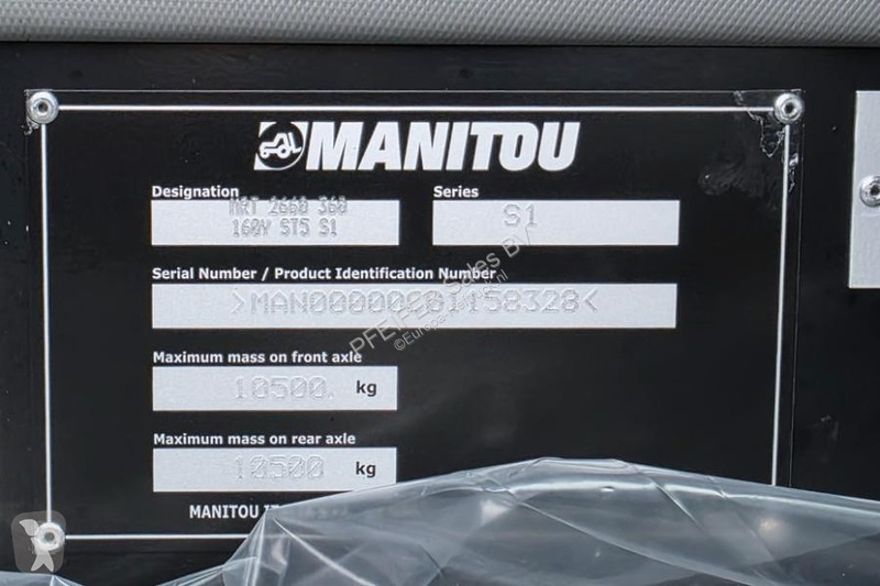Verreiker Manitou MRT2660 360 160Y ST5 S1 Valid...