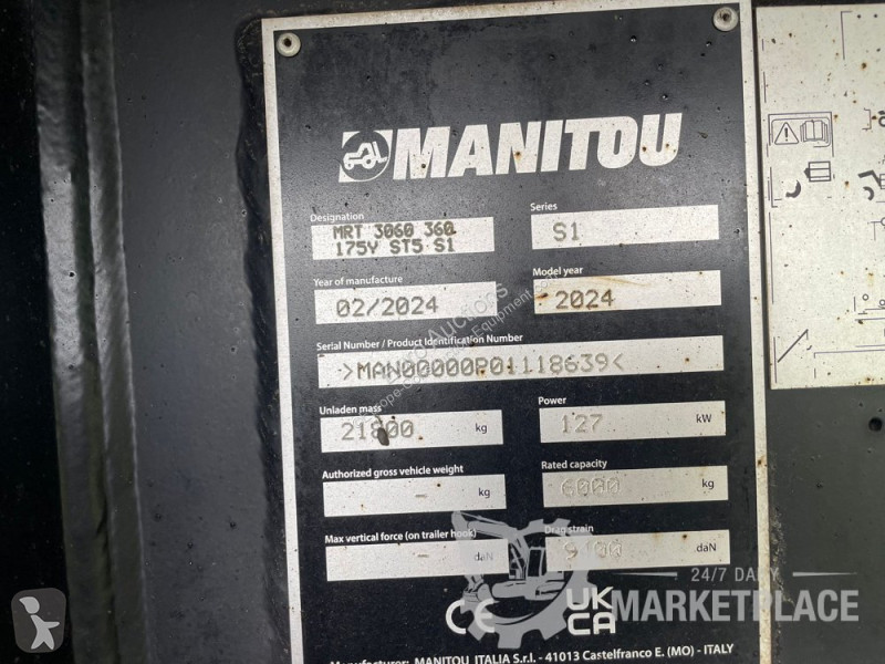 Телескопічний навантажувач Manitou MRT 3060