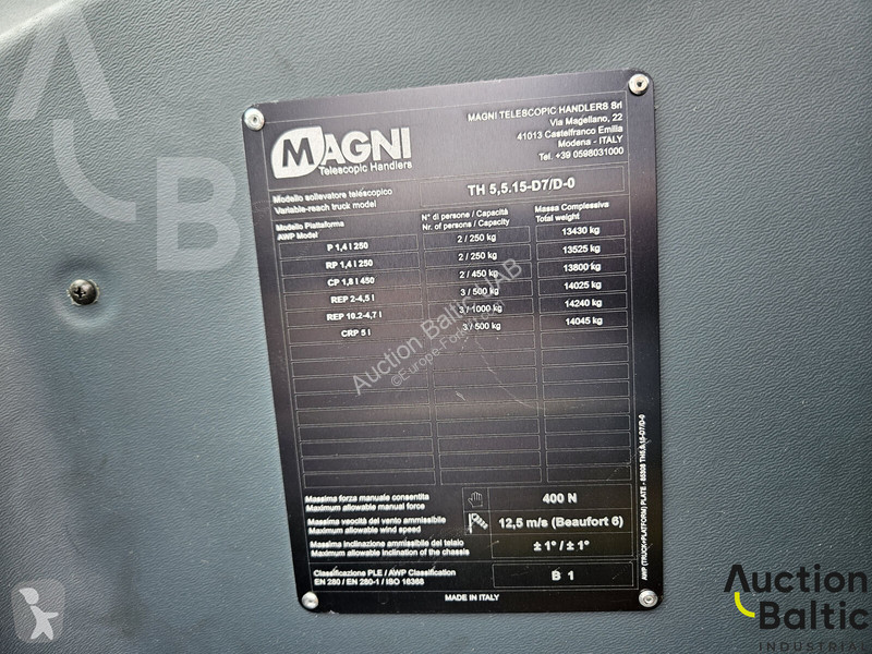 Телескопический погрузчик Magni 5,5.15-D7/D-0