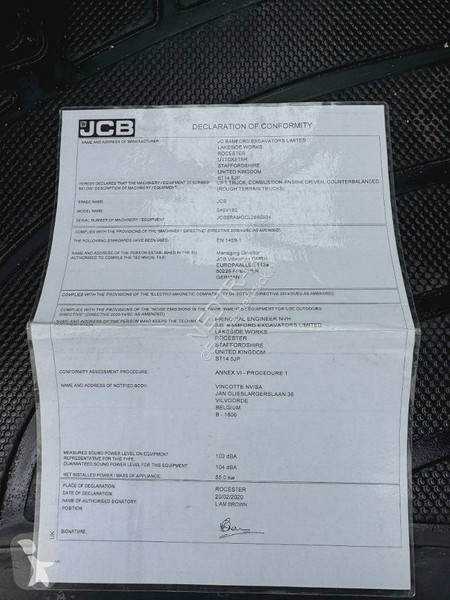 Teleskoplastare JCB ONLY 1495H