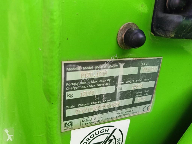 Chariot télescopique Merlo P 120.10 HM 12 ton...