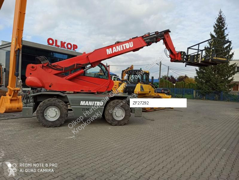 Încărcător telescopic Manitou MRT 2150 Znak CE