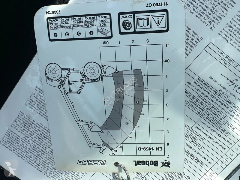 رافعة شوكية تلسكوبية Bobcat T40180 SLPB 31,CE,...