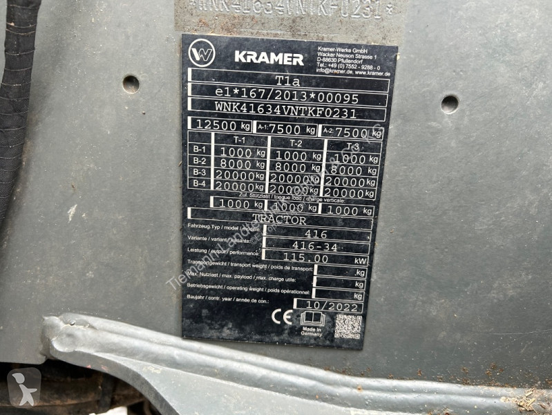 رافعة شوكية تلسكوبية Kramer  KT 557