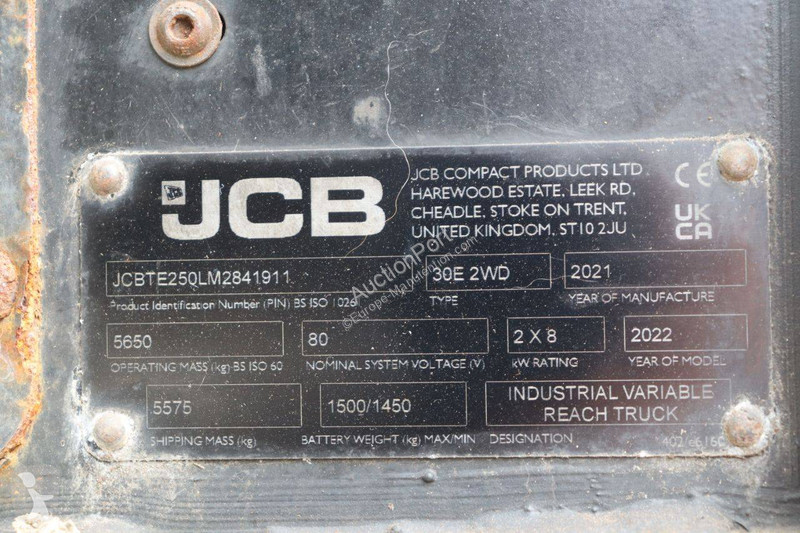 Телескопический погрузчик JCB 30-19E